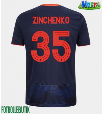 Nottingham Forest Oleksandr Zinchenko #35 Tredje Tröja 2025-26 Kortärmad